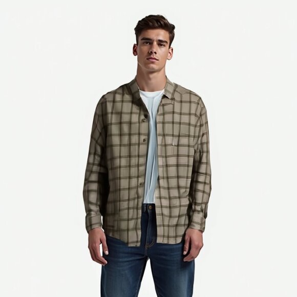 💕 Columbia Plaid Button-Down Shirt M - Picture 1 of 11